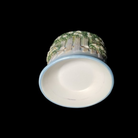 Yankee Candle Tarts Wax Melt Warmer Daisies Baskets Pickett Fence Sculpted - Picture 11 of 12